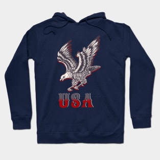 Vintage USA Eagle American Pride Hoodie